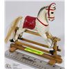 Image 1 : VINTAGE WOODEN ROCKING HORSE
