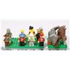 Image 1 : TEN ASSORTED LEGO PEOPLE AND 2 DRAGONS