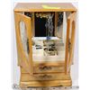 Image 1 : WOOD  TABLE TOP JEWELRY CABINET