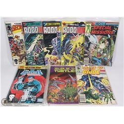 LOT OF 15 ASSORTED COMICS INCL ROBO HUNTER, GI JOE