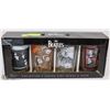 Image 1 : COLLECTOR SET OF 4 BEATLES PINT BEER GLASSES