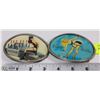 Image 1 : PAIR OF VINTAGE BELT BUCKLES, BAD BOYZ, ETC