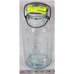 VINTAGE MADE IN CANADA PERFECT SEAL WIDE MOUTH JAR