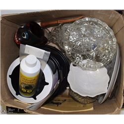 #41- FONDUE SET /GLASSWARE