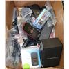 Image 1 : BOX W/CELL PHONES, ACCESSORIES, CASES,