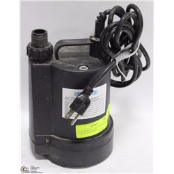 1/4 HP BURCAM UTILITY SUMP PUMP - 1 INCH DISCHARGE