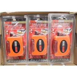 LOT OF 3 NEW CAR TRUNK EXTENDERS