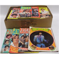 BOX OF VINTAGE TEEN MAGAZINES
