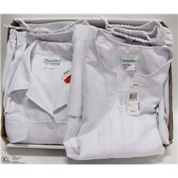 SIZE 4 AND 6 SCRUBS SETS - 2 TOPS, 1 PANTS, 1