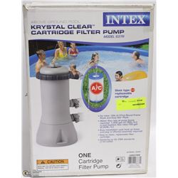 INTEX KRYSTAL CLEAR CARTRIDGE FILTER PUMP