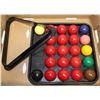 Image 1 : FULL SET SNOOKER POOL BILLIARD BALLS