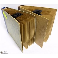 LOT OF 2 FOLDERS FULL OF 78 RPM RECORDS