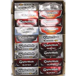 FLAT OF RECLAIMED TAYLORMADE GOLF BALLS
