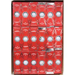 FLAT OF RECLAIMED CALLAWAY GOLF BALLS