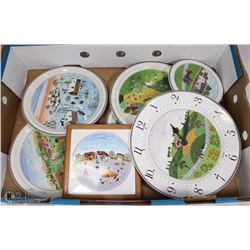 VILLEROY AND BOCH COLLECTIBLES SET OF 4 SEASON
