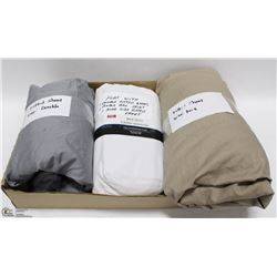 FLAT W/ ASSORTED SHEETS SIZES KING & DOUBLE