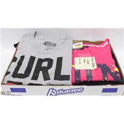 FLAT OF WOMENS CLOTHES, 7 TSHIRTS, 1 PANTS ALL XL