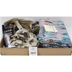 FLAT OF 7 LADIES SCARVES