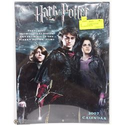 SEALED 2007 HARRY POTTER POSTER CALENDAR
