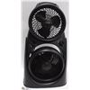 Image 1 : BLACK HONEYWELL DUAL FAN W/DUAL