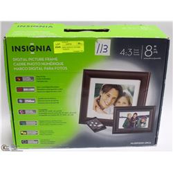 NEW INSIGNIA DIGITAL PICTURE FRAME 8" SCREEN