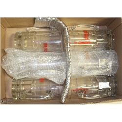 LOT OF 6 SLIMJIM PINT GLASSES