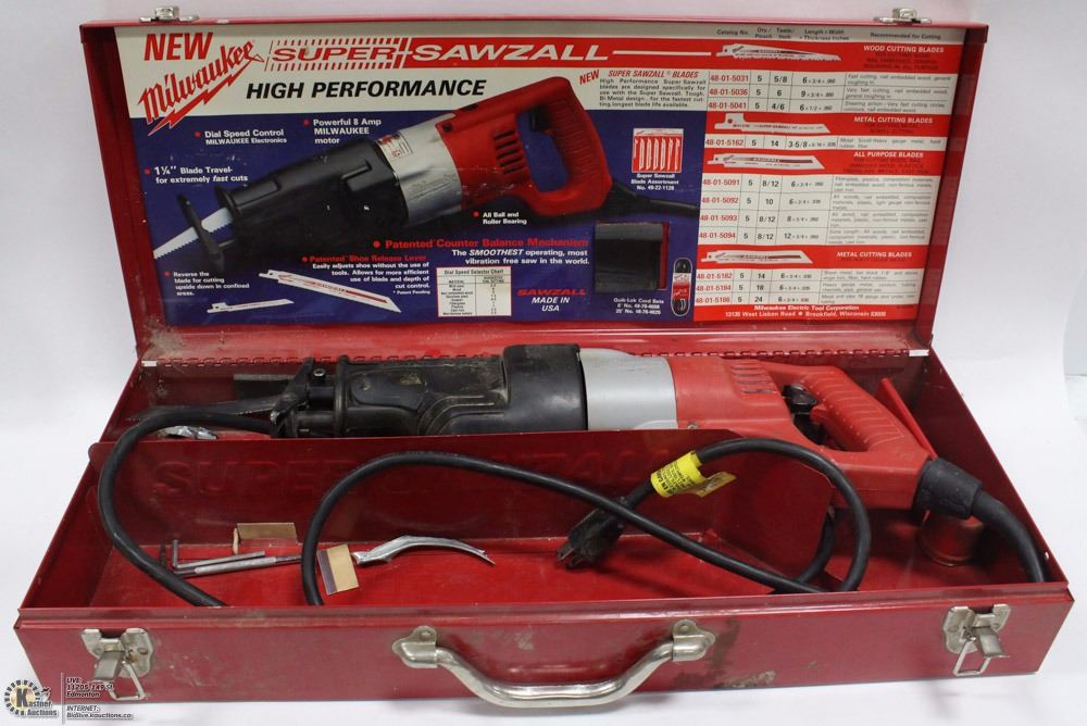 Milwaukee super sawzall case Clearance