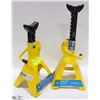 Image 1 : SET OF POWERFIST 2 TON JACK STANDS