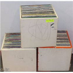 3 BOXES OF ASSORTED RECORDS