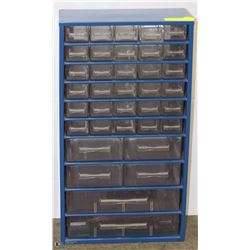 LARGE METAL NUT/BOLT BIN 12"X22"