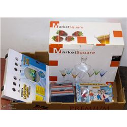 BRAND NEW CORDINAL 7 PC SET W/ SHELF