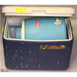 COLEMAN COOLER AND JUG
