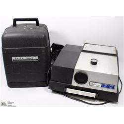 2 VINTAGE PROJECTORS INCL BELL AND  HOWELL 8MM