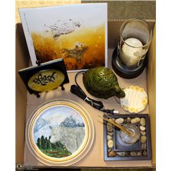 BOX W/PARTY-LITE ELECTRICAL DUAL WAX/TEA