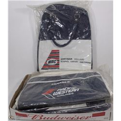 4 VINTAGE 1970'S VINYL AIRLINE/AIRPORT