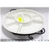 Image 1 : 6 PIECE CERAMIC AND IRON APPETIZER DISH SET