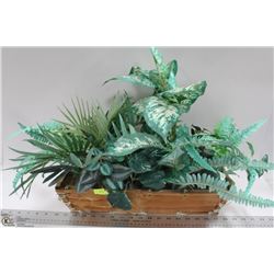 ARTIFICIAL PLANT IN WEAVED BASKET