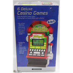 NEW 6 DELUXE CASINO GAMES LIGHTS AND SOUNDS