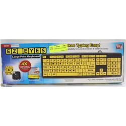 EZ EYES LARGE PRINT KEYBOARD