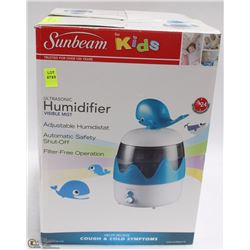 NEW SUNBEAM KIDS ULTRASONIC HUMIDIFIER VISIBLE
