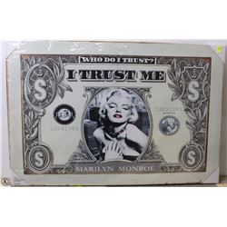 NEW MARILYN MONROE CANVAS PRINT