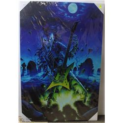 NEW ZOMBIE MUSICIAN CANVAS PRINT