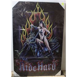 NEW RIDE HARD CANVAS PRINT