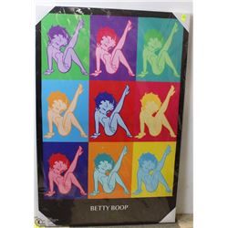 NEW BETTY BOOP CANVAS PRINT