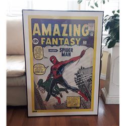 #2 - VINTAGE FRAMED SPIDERMAN POSTER