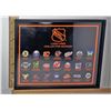 Image 1 : #5 - FRAMED NHL LOGO COLLECTOR PINS