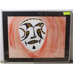 FRAMED WATER COLOUR 26" X 20"