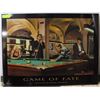 Image 1 : GAME OF FATE PLAQUE PICTURE
