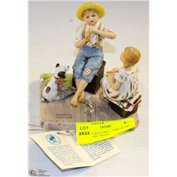 NORMAN ROCKWELL PORCELAIN SCULPTURE "MUSIC
