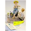 Image 1 : NORMAN ROCKWELL PORCELAIN SCULPTURE "MUSIC